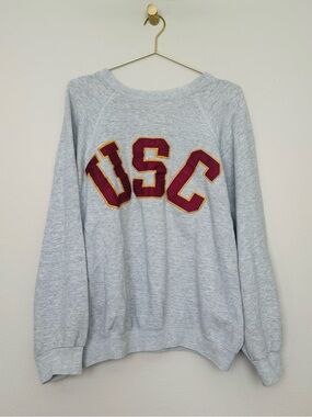 USC Grey Crewneck Sweatshirt Vintage
